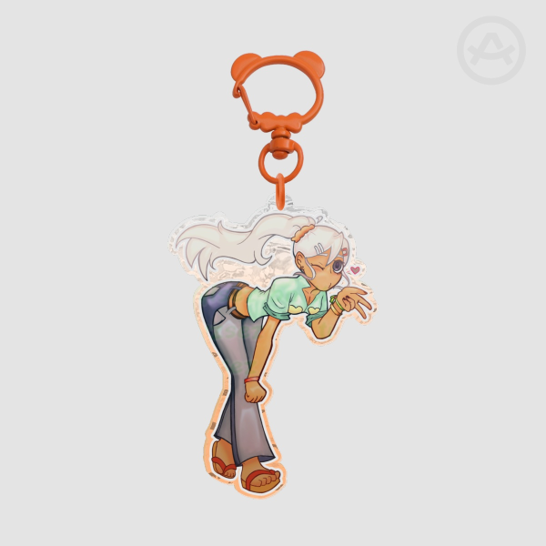julie bakugan Colored Edge Acrylic Keychains
