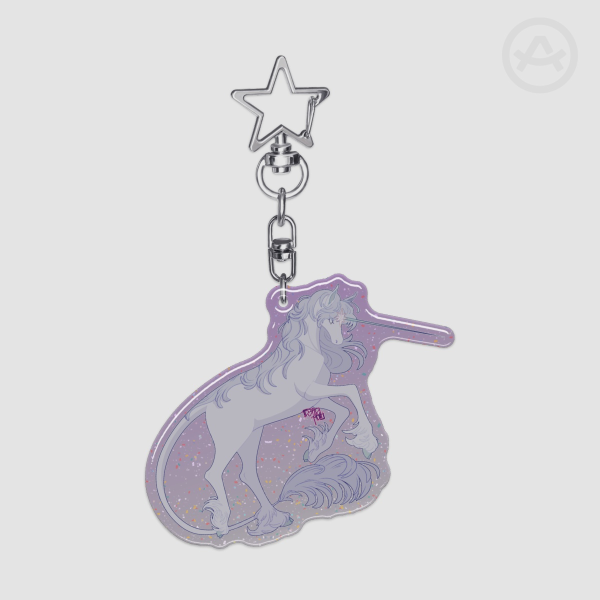 TLU Epoxy Glitter Acrylic Keychains