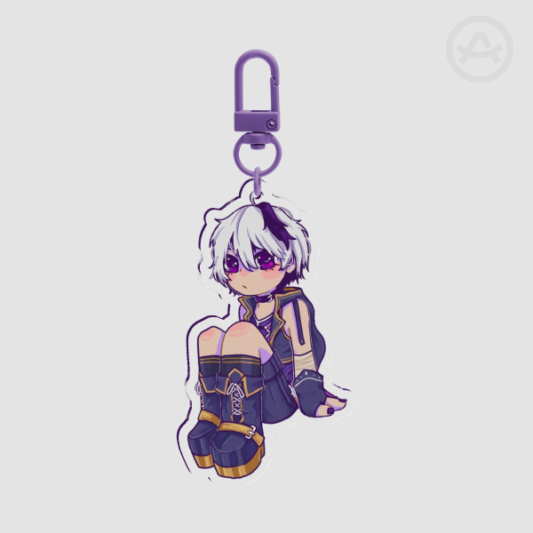 V4 Flower Keychain