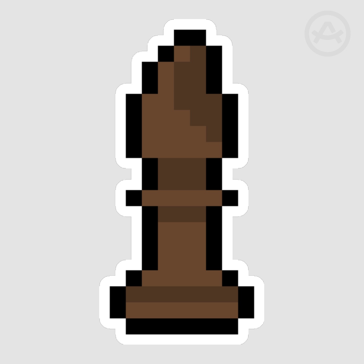 Chess Black Bishop Sticker