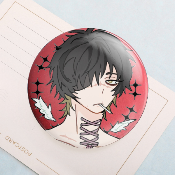 Slow damage towa glitter badge