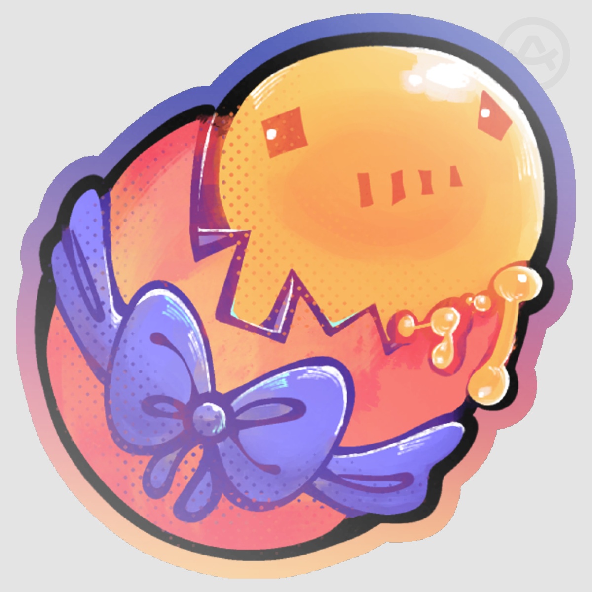 JAX EasterEgg Die Cut Sticker 1