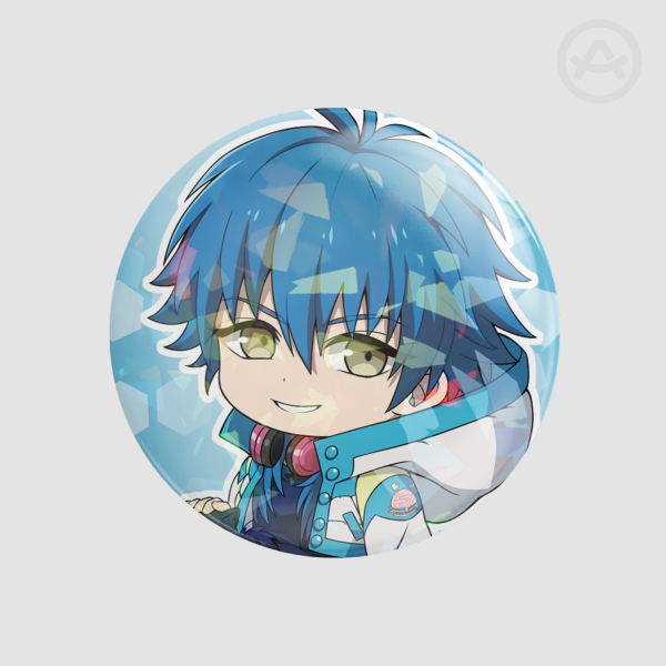 Aoba Round Badge Button Pin (DRAMAtical Murder)
