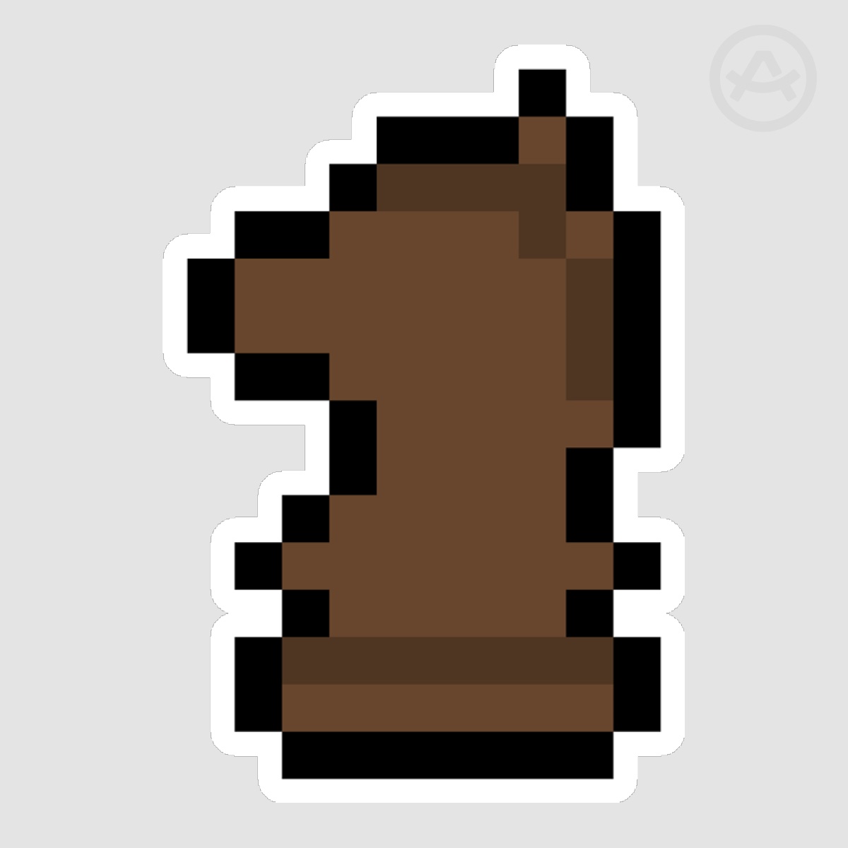 Chess Black Knight Sticker