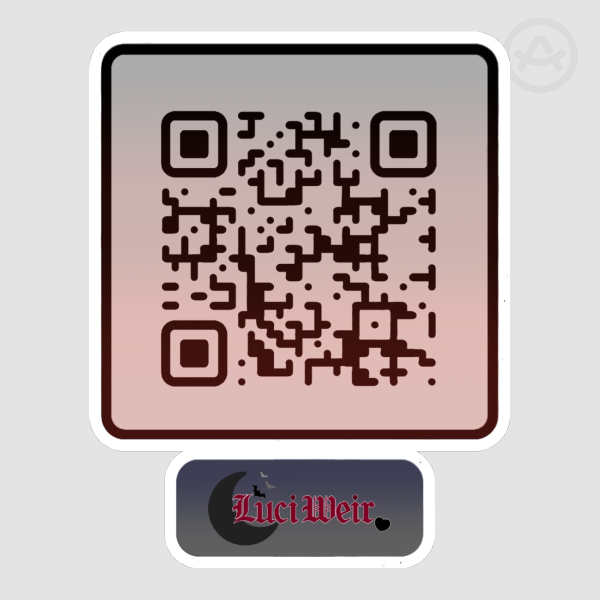 LuciWeir QR Sticker