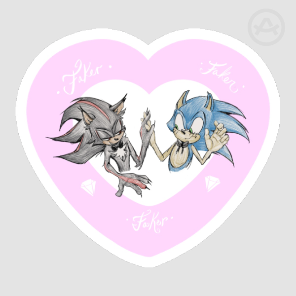 Sonadow Faker Sticker