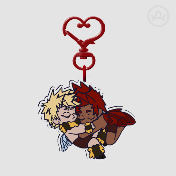 Fuzzy Boyfriend Cuddles Keychain