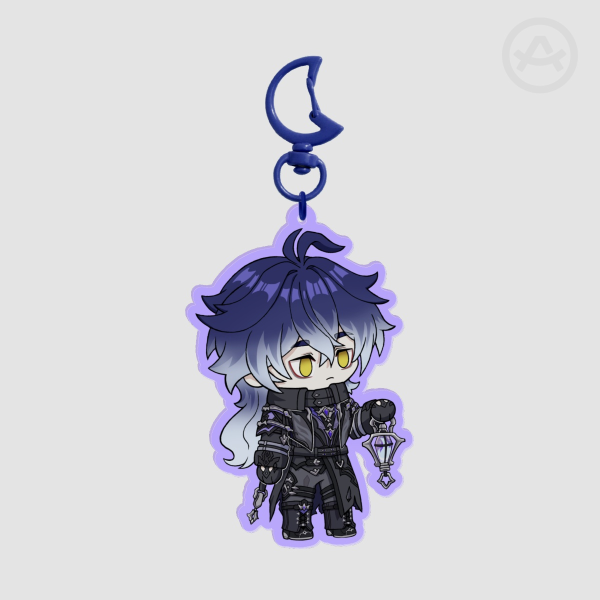 Flins - Colored Edge Acrylic Keychains