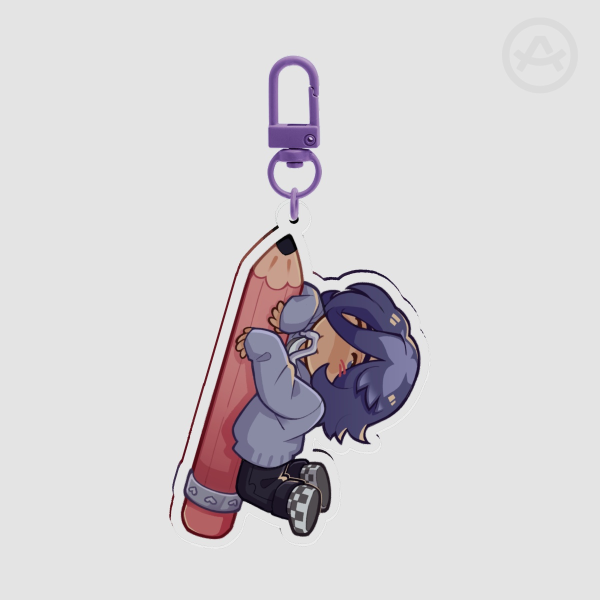 Angel Martinez Acrylic Keychain