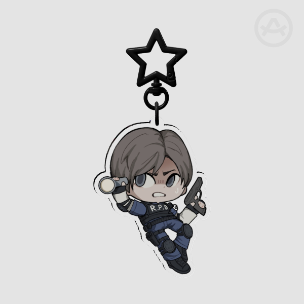 Leon S kennedy  RE2 keychain