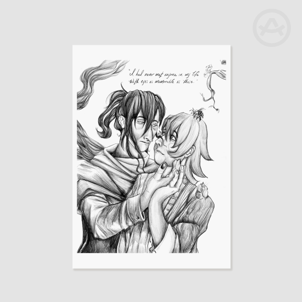 With Eyes as Memorable as Those Art Print