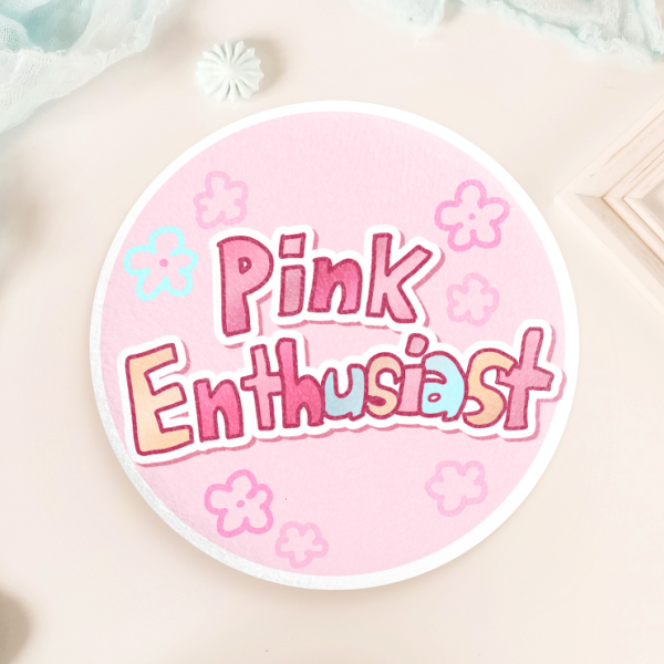 🌸Pink Enthusiast🩷 plush badge