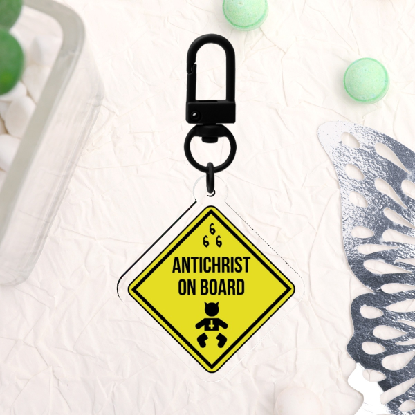 GO-inspired Antichrist On Board Keychain