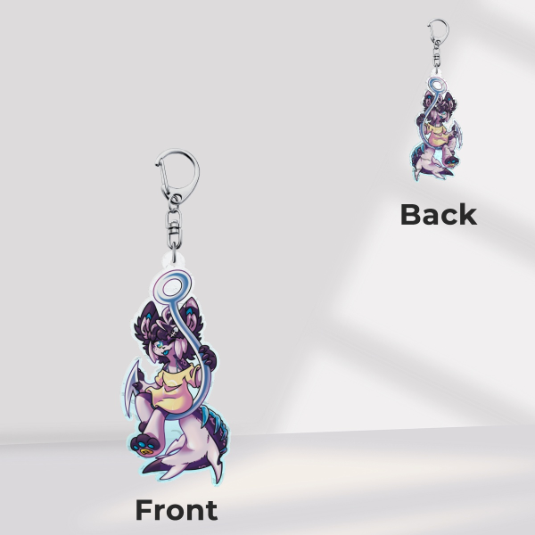 Ripple Acrylic Keychains