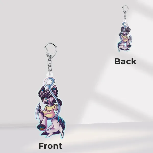 Ripple Acrylic Keychains
