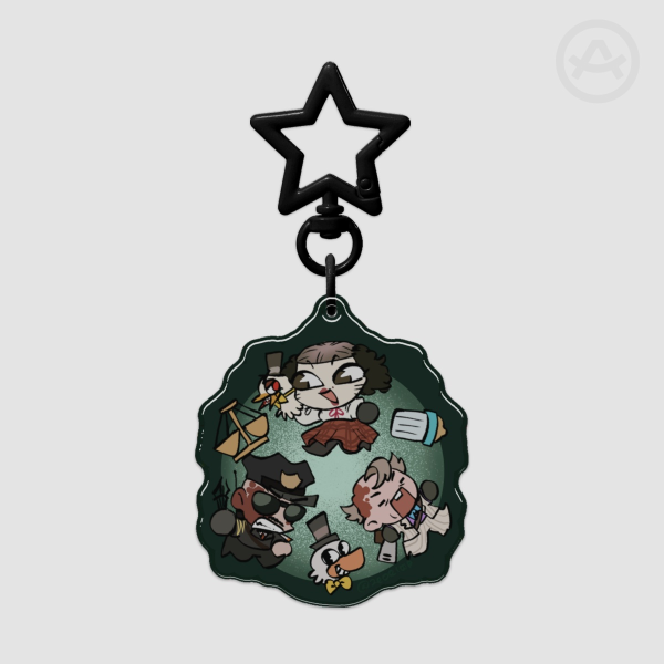 Outlast Trials Prime Assets & Expops Epoxy Glitter Acrylic Keychains