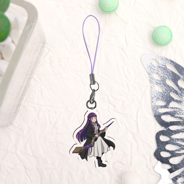 Flying Fern Clear Acrylic Keychains Frieren