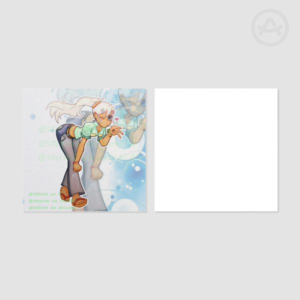 julie bakugan Pearl Paper Photocards