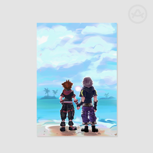 Sora and Riku Version KH3 Poster