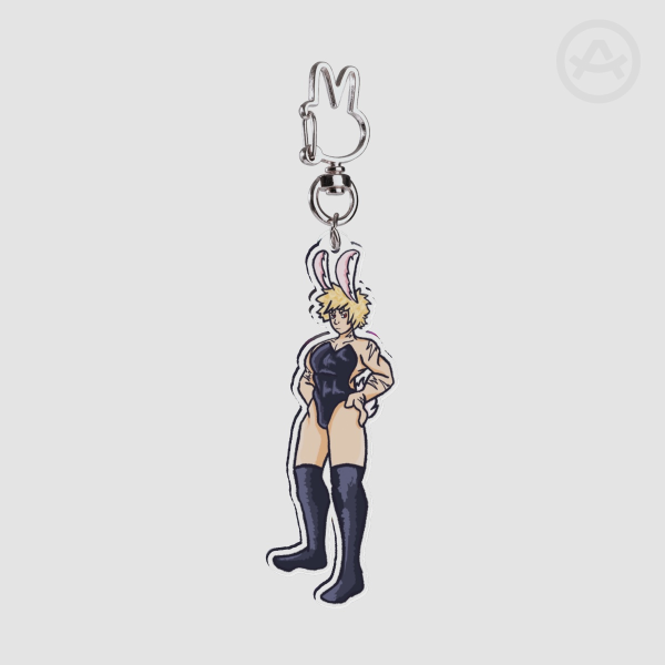 Bun Baku Clear Acrylic Keychain