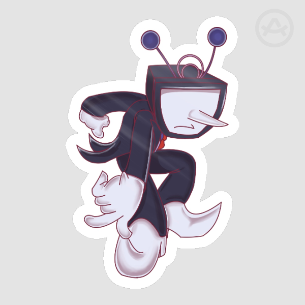 Dark Story: Null Tenna Die Cut Stickers