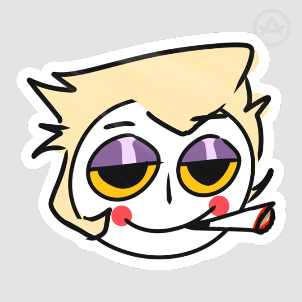 Blunt Lucifer April Fools Stickers