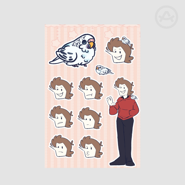 Sona and Ella Sticker Sheet