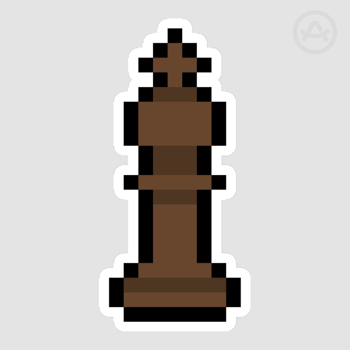 Chess Black Queen Sticker