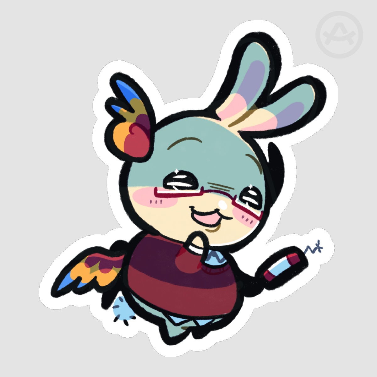 Usagi Grian Sticker