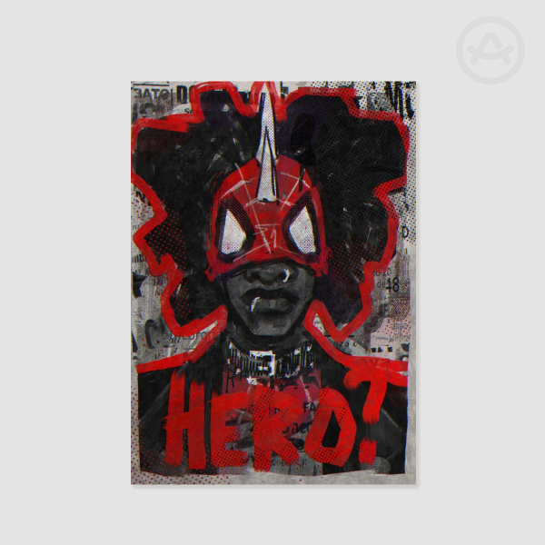 Spiderpunk Poster // Spiderverse