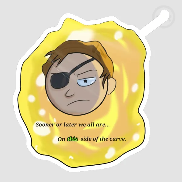 Evil Morty Quote Sticker