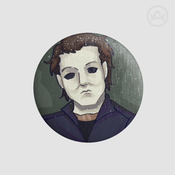 Michael Myers Button Pin