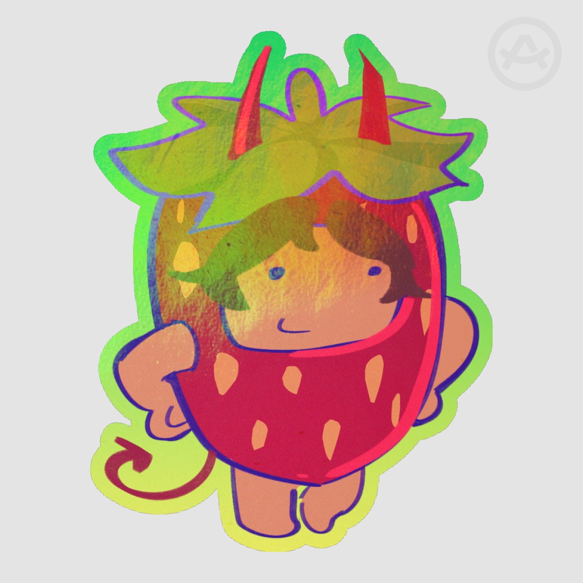 Colored Edge Die Cut Stickers