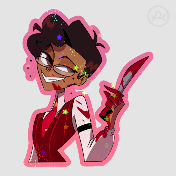 Human Alastor Murder Boy Sticker