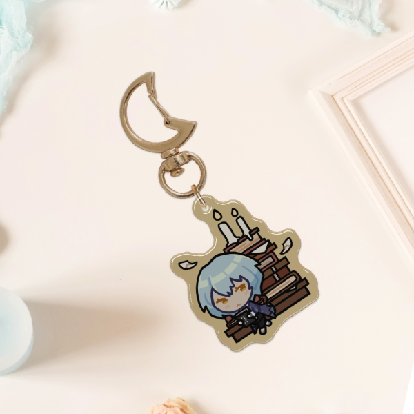 Angela Double Sided Epoxy Charm