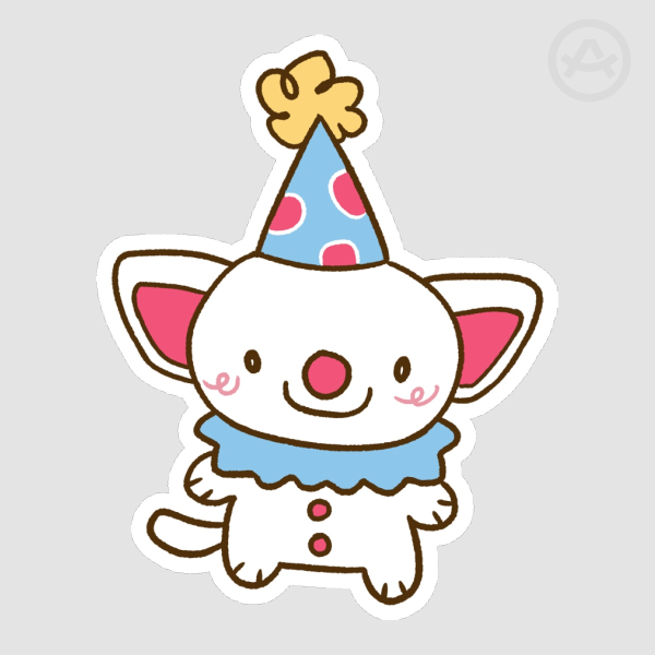 Clown Critter - Sticker