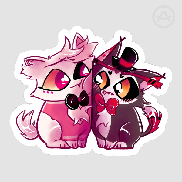 Huskerdust Cats Sticker