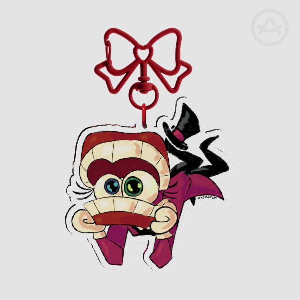 Cute Caine Keychain