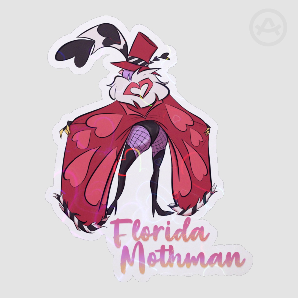 Florida Mothman Holo Sticker