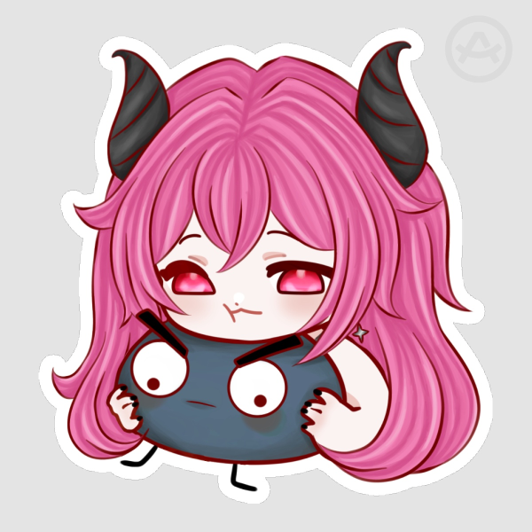 Aila Chibi Die Cut Stickers