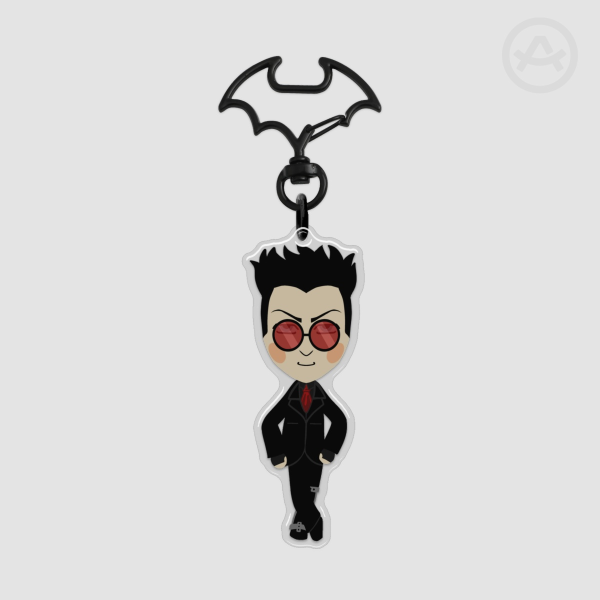 Oswald Cobblepot Mii version full body Season 5 Gotham  Epoxy Clear Acrylic Keychain