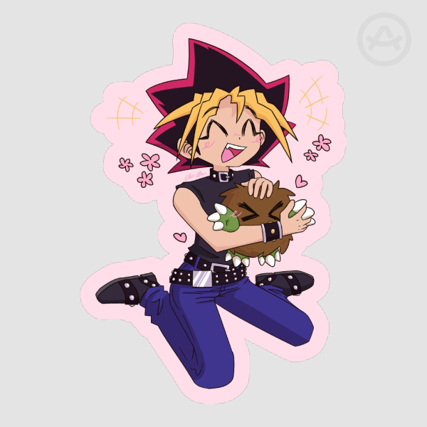 Yugi & Kuriboh - Sticker