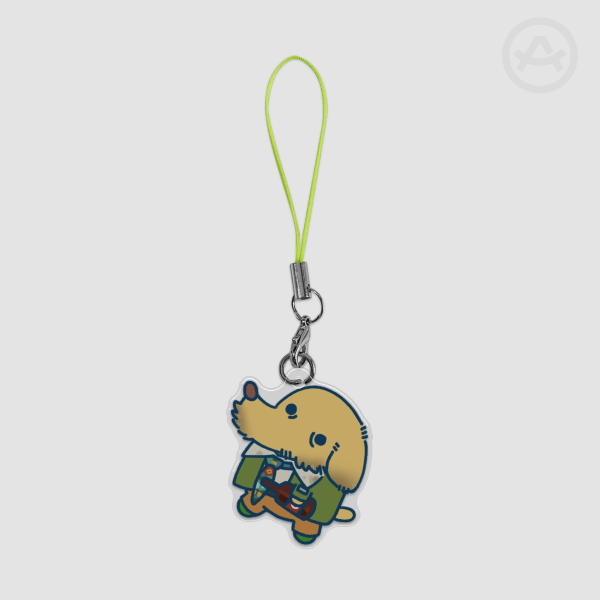 Disco Elysium Harry Du Bois Tamagotchi Phone Charm