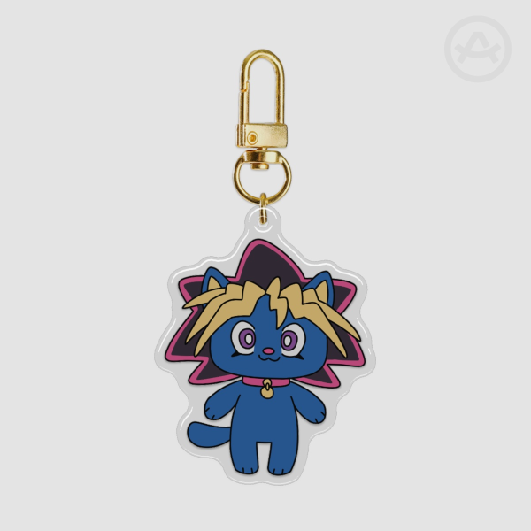 Yugi Cat - Epoxy Clear Acrylic Keychain