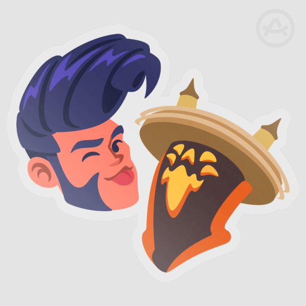 [Deadlock] Shiv & Seven Sticker