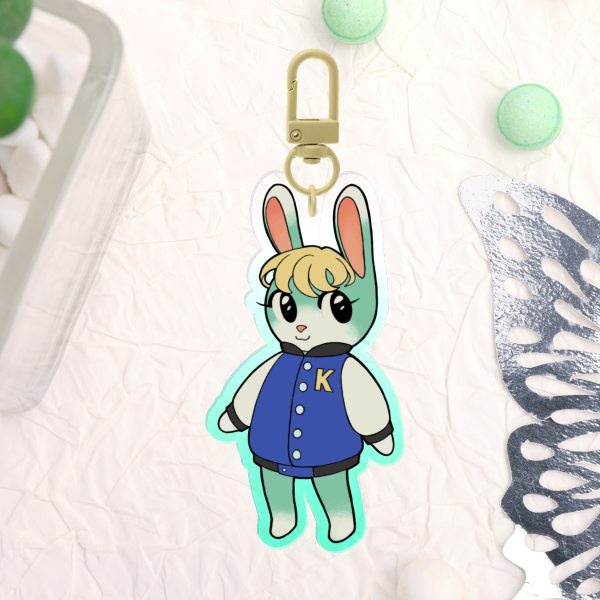 Animal Crossing Sasha Keychain