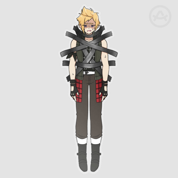 [ FFXV ] Ducktaped Prompto Sticker