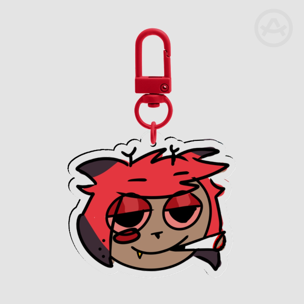 Blunt Alastor April Fools Keychain
