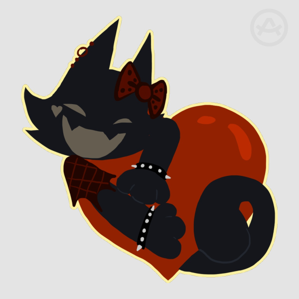 Kiki Heart Sticker