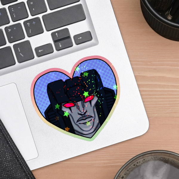 Thundercracker Colored Edge Die Cut Sticker